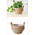 Hand Woven Reed Basket/Cornhusk Basket/Flower Basket